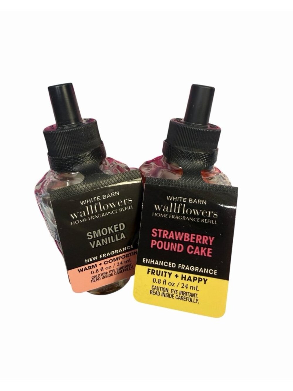 Bath & Body Works Wallflowers Refill Bundle Smoked Vanilla Strawberry Pound Cake